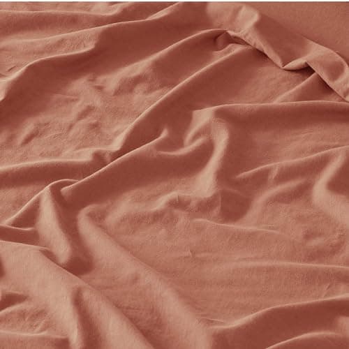 King Size Linen Cotton Sheets Set - 4 Pcs for All Seasons