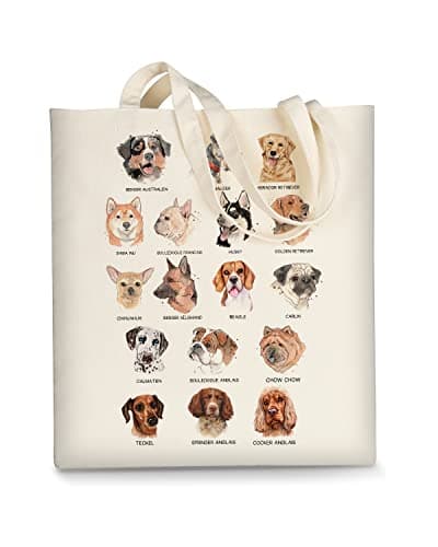 AUSVKAI Women's Aesthetic Canvas Tote Bag for Shopping Beach