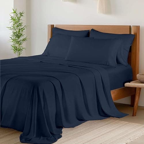 Queen Size 100% Egyptian Cotton Sheet Set - Deep Pockets - Royal Blue