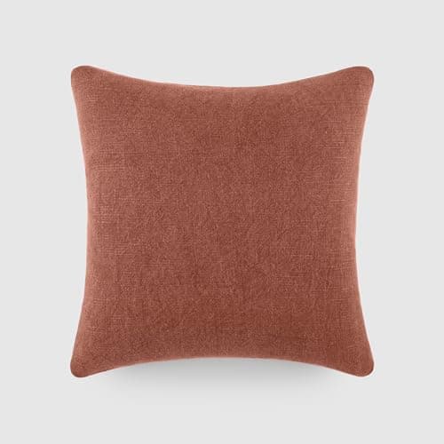 Linen Market Mustard Framed Stripe Cotton Decor Throw Pillow