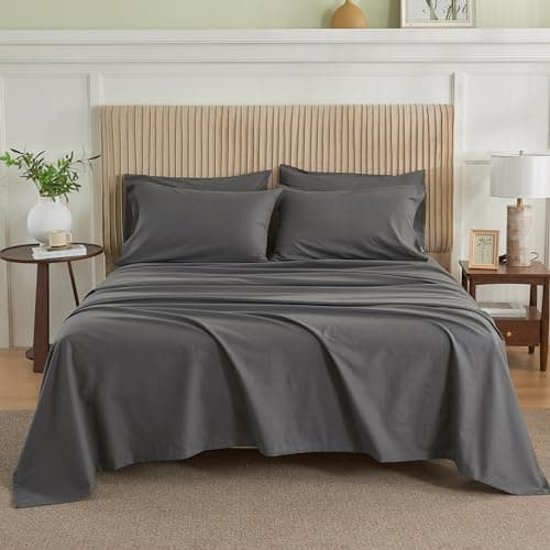 Simple Opulence Belgian Linen Sheet Set, Queen Size