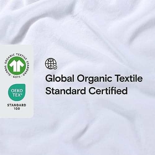 Sijo Stone Washed Organic French Linen Bed Sheet Set, GOTS Certified (Queen)