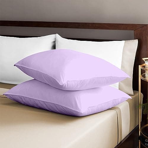 100% Egyptian Cotton Queen 20x30 Blood Red Sateen Weave Pillow Covers (600 Thread Count)