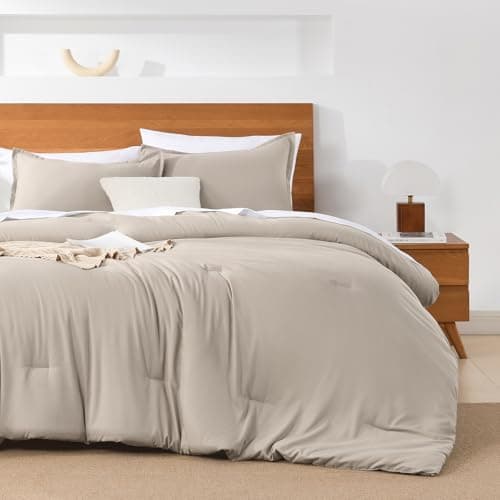 Queen Size Linen Comforter Set - Summer Soft Bed in a Bag