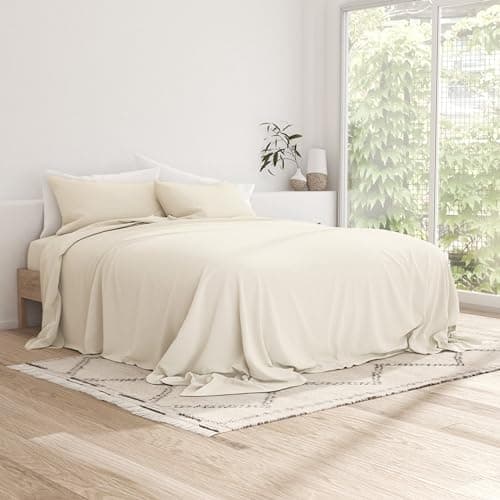 Essential Ultra Soft Linen Sheet Set 4-Piece Microfiber Bedding