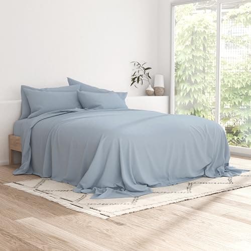 Essential Ultra Soft Linen Market Sheet Set - 4 Piece Microfiber Bedding
