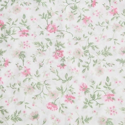 Laura Ashley Full Sheets, Cotton Percale Pink Bedding Set