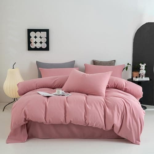 White Pure White Bedding Comforter Set Queen Size Ultra Soft Breathable Solid Blanket for Women Men Adults