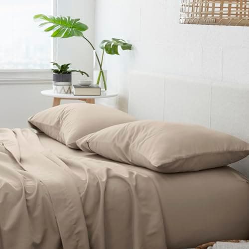 Luxurious King Size Pillow Covers - Ultra Soft 40x20 - Taupe - Gifts for Women