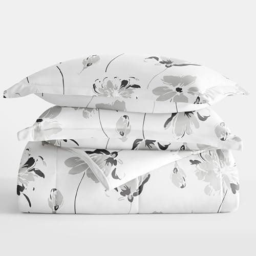 Linen Market Reversible Twin Comforter Set - Soft & Lightweight Down Alternative
