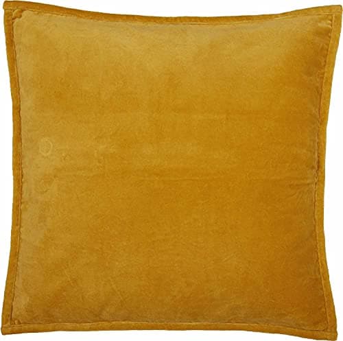Piper Classics Morning Meadow Mustard Gold Crushed Velvet Throw Cover, Boho Farmhouse Decor
