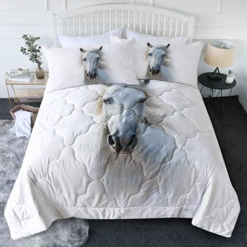 BlessLiving Black Red Mouth Comforter Set Queen Size for Boys & Girls