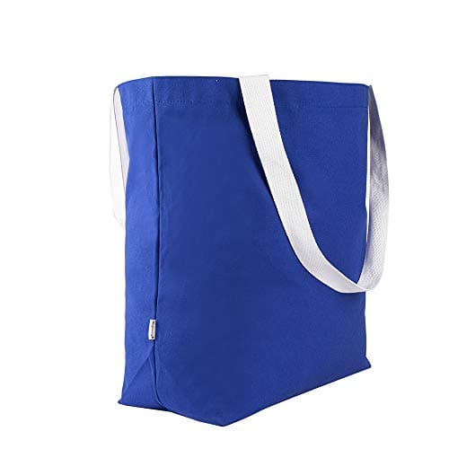 100% Cotton 12oz Canvas Heavy Duty Tote Bag for Grocery and Beach