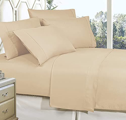 1800 Thread Count Premier Hotel-Quality Soft Bed Sheets, Full White