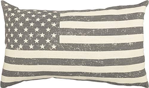Piper Classics Stenciled Flag Throw Pillow, 16" x 26"