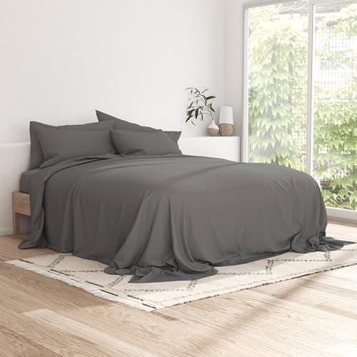 Essential Ultra Soft Linen Market Sheet Set - 4 Piece Microfiber Bedding