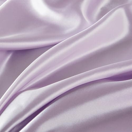 Madison Park Essentials Full Black Satin Sheet Set - Luxury, Elastic Fit up to 16" Mattresses
