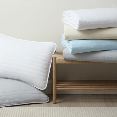 Arkwright Full/Queen Light Blue Microfiber Quilt Set - 90x90, All Season Coverlet (1 Quilt, 2 Shams)