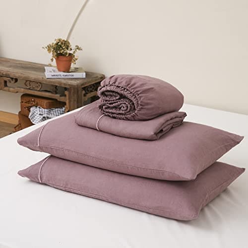 Simple&Opulence 100% Linen 4-Piece Sheet Set - Full Size