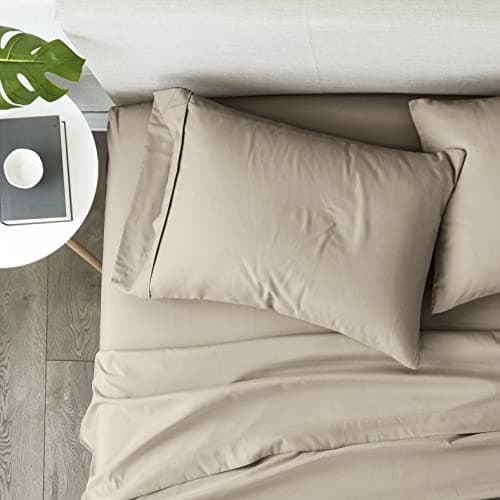 Luxurious King Size Pillow Covers - Ultra Soft 40x20 - Taupe - Gifts for Women