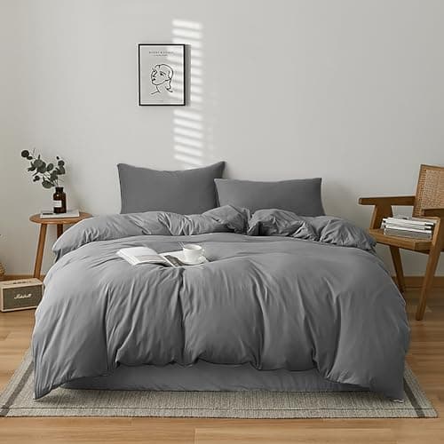 White Pure White Bedding Comforter Set Queen Size Ultra Soft Breathable Solid Blanket for Women Men Adults