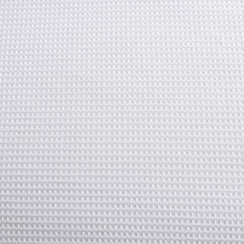Vera Wang King Duvet Cover & Shams, White Waffle Pique Bedding