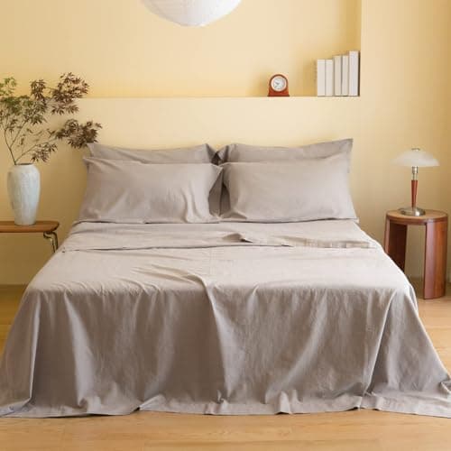 Simple Opulence Belgian Linen Sheet Set, Queen Size