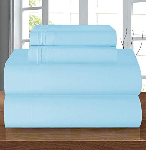 Luxury 1500 Thread Count Queen Sheet Set, Wrinkle Resistant, Turquoise