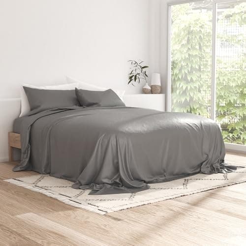 Ultra-Soft & Cooling Light Blue Flower Full Bedding Sheets for Full Size Bed - Sleep Better Than Ever with Linen Market Deep Pocket Sheets OEKO-TEX Certified