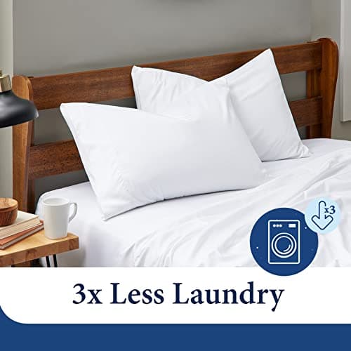 Ultra Soft Bamboo Blend Cooling Pillowcases - Set of 2 (King, Purple)