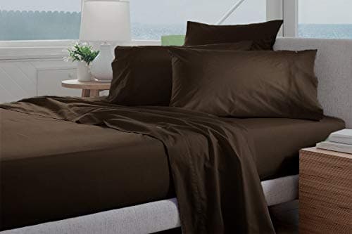 Authentic 1500 Thread Count Egyptian Cotton 4-PC Sheet Set (Queen, Beige Stripe)