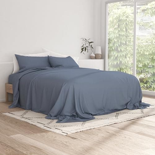 Essential Ultra Soft Linen Sheet Set 4-Piece Microfiber Bedding