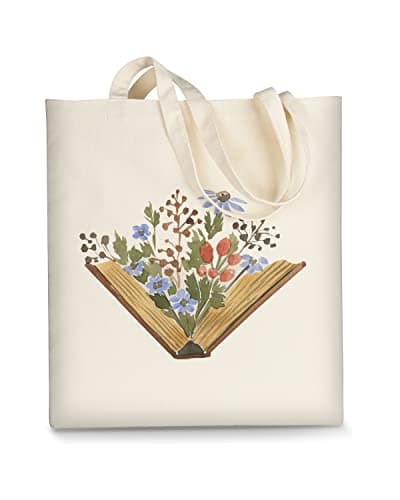 AUSVKAI Women's Aesthetic Canvas Tote Bag for Shopping Beach