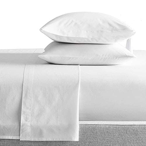 Luxury 100% Egyptian Cotton Queen Pillowcase, White Stripe (800TC)
