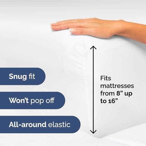 Hotel Luxury Durable 4-Piece Sheet Set - Extra Soft & Cooling - Bright White Oeko-Tex Sheets