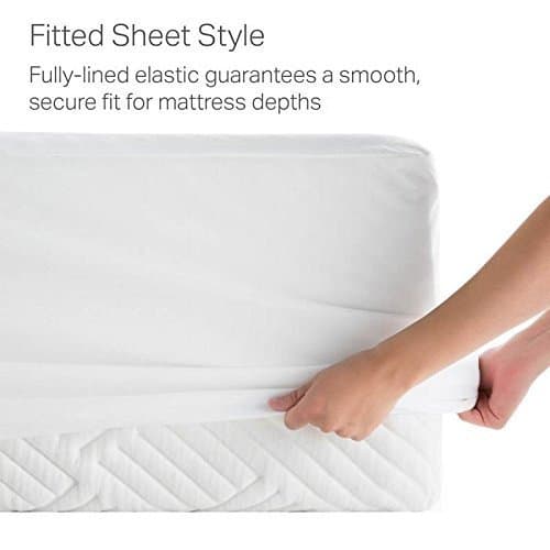 100% Pure Egyptian Cotton 4-Piece Queen Bed Sheets, Sateen Weave, Stripe, Ivory