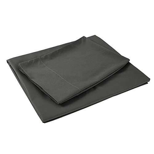 Sfoothome Black Luxury 4-Piece Bed Sheet Set - Full Size, Extra Deep Pocket