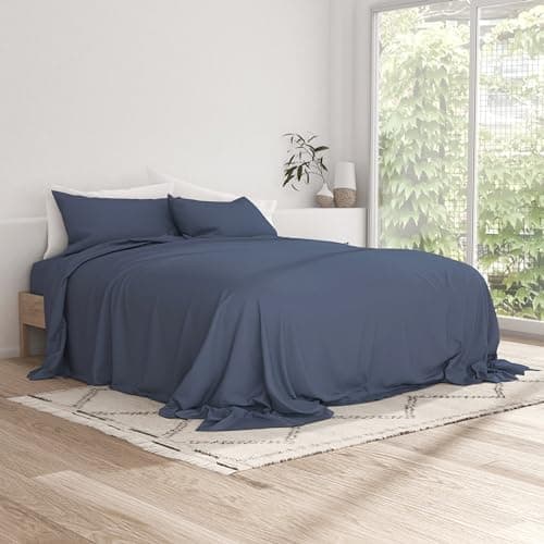 Essential Ultra Soft Linen Sheet Set 4-Piece Microfiber Bedding