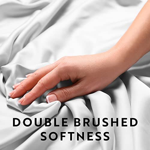 Soft and Cooling Navy Twin Size Bed Sheets - Fits 16 Thick Beds