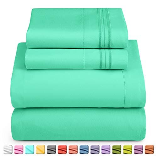 Mint Deep Pocket Full Sheets - 4 Piece Set for Full Size Bed
