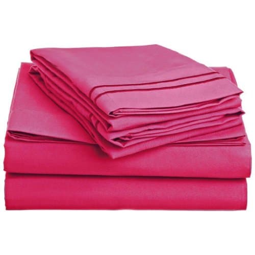 Elegance Linen 1600 Series Queen Bed Sheet Set, Deep Pocket, Gray