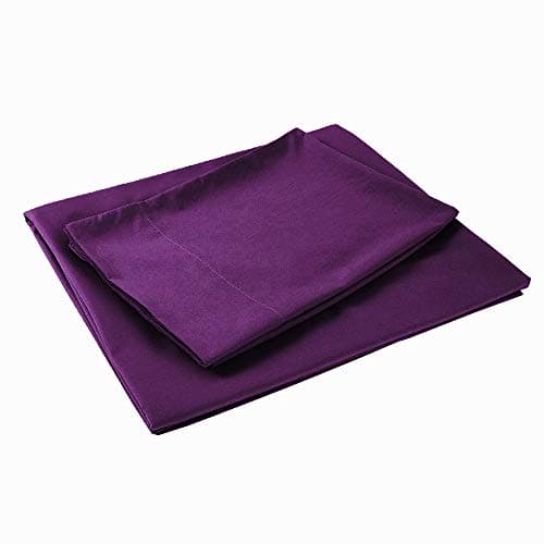 Sfoothome Black Luxury 4-Piece Bed Sheet Set - Full Size, Extra Deep Pocket