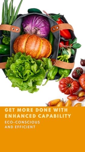 Reusable Heavy Duty Tote Bags for Bulk Shopping