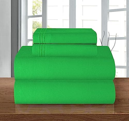 Luxury 1500 Thread Count Queen Sheet Set, Wrinkle Resistant, Turquoise