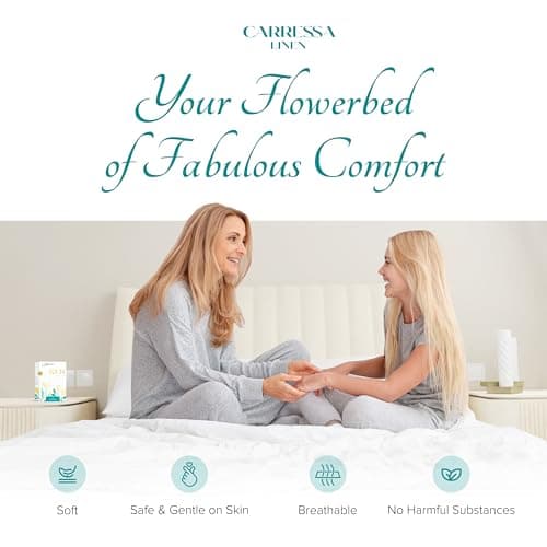 Carressa Linen Egyptian Cotton Queen Fitted Sheet, 800TC, Deep Pocket, Teal