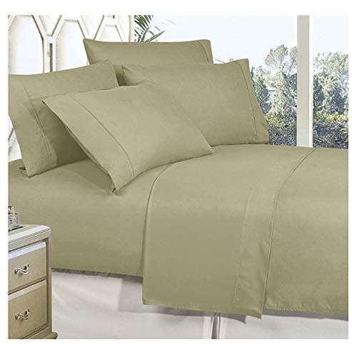 Premier Quality 1800 Thread Count, Wrinkle-Resistant 2-Piece Pillowcases, Standard Size - Lime