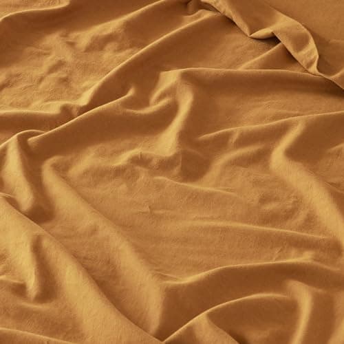 King Size Linen Cotton Sheets Set - 4 Pcs for All Seasons