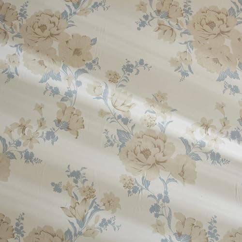 Vintage Floral Breathable Cooling 3-Piece Sheet Set - Deep Pocket Up to 16"