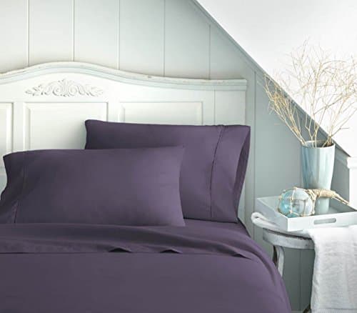 4 Piece Linen Bed Sheet Set