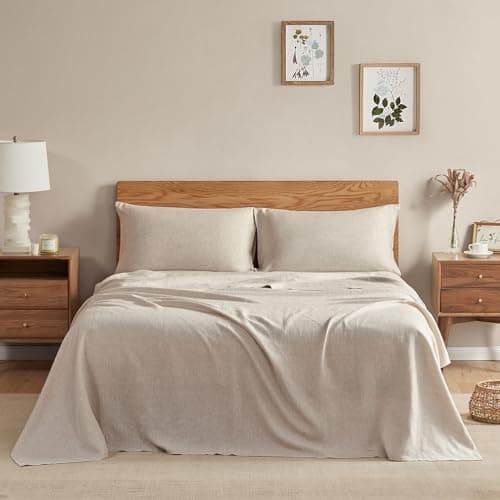 100% French Linen Sheets Set for Hot Sleepers - 4 Pcs Set